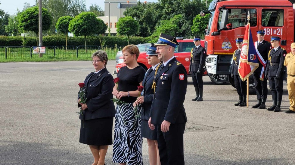 Malbork. Strażacy pożegnali zastępcę komendanta powiatowego bryg. Adama Taflińskiego.