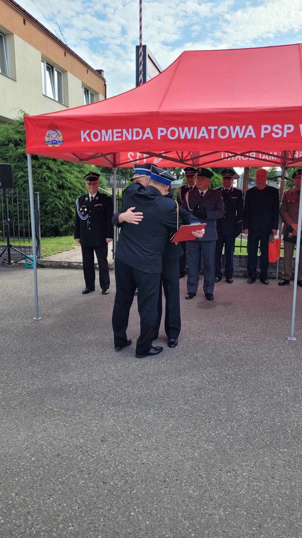 Malbork. Strażacy pożegnali zastępcę komendanta powiatowego bryg. Adama Taflińskiego.