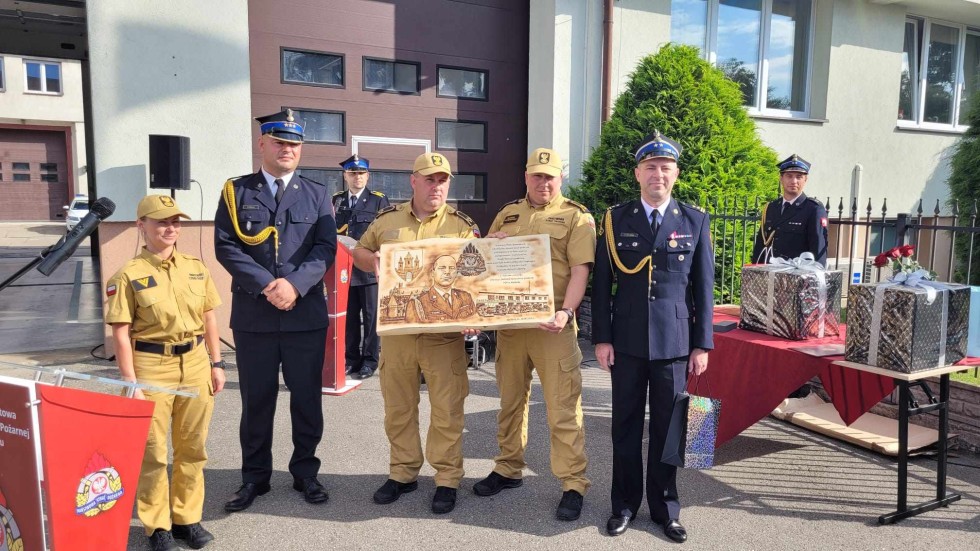 Malbork. Strażacy pożegnali zastępcę komendanta powiatowego bryg. Adama Taflińskiego.
