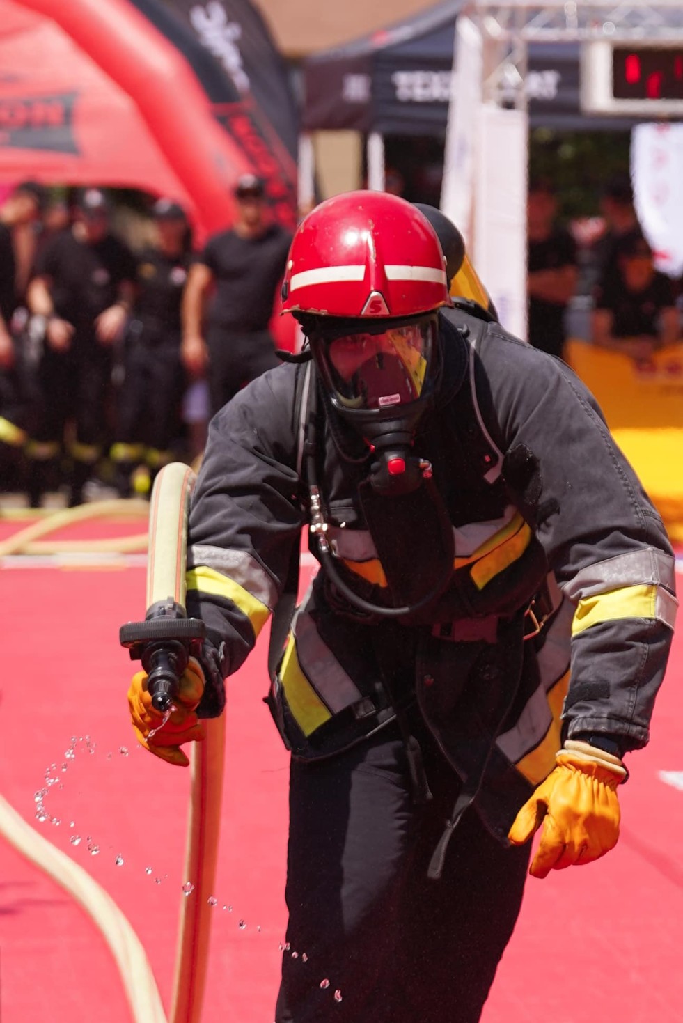 Strażacy z Nowego Dworu Gdańskiego na zawodach FireFit.