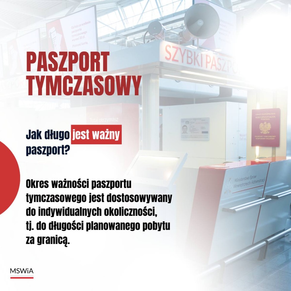 Na gdańskim lotnisku działa punkt wydawania paszportów tymczasowych.