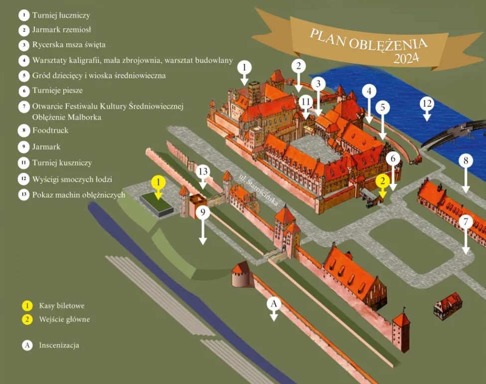 Rozpoczęła się 23. edycja Oblężenia Malborka. Wideo