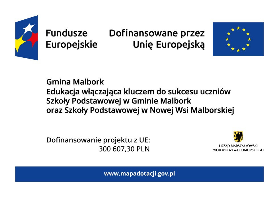 Edukacja włączająca kluczem do sukcesu uczniów - Gmina Malbork z dofinansowaniem.