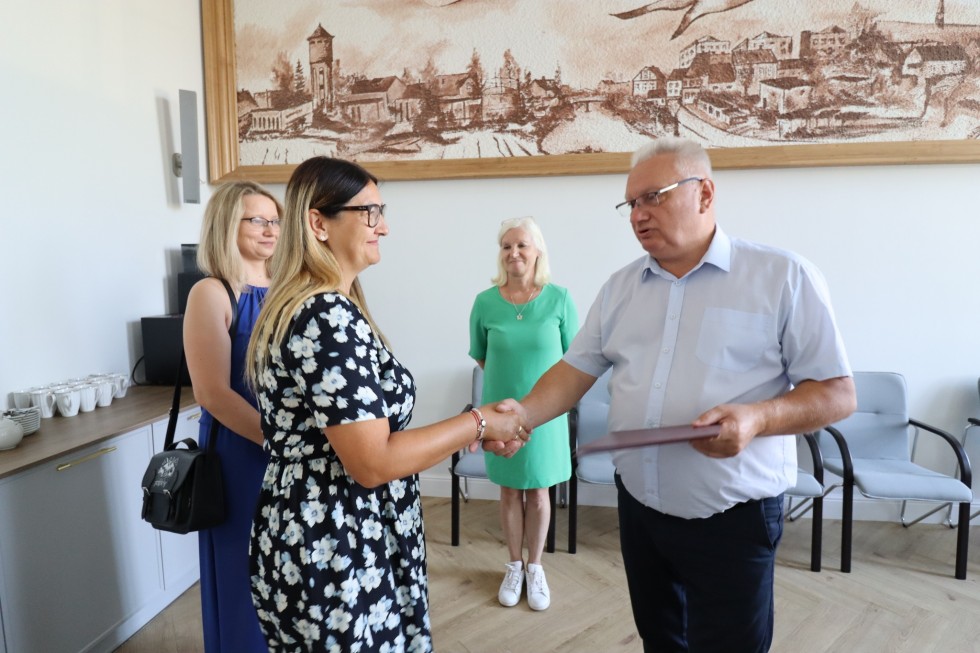 Nowy Staw. Wręczenie aktów nadania stopnia awansu zawodowego.