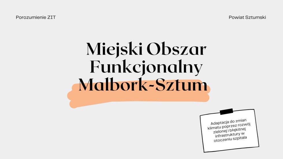 Spotkanie w ramach Miejskiego Obszaru Funkcjonalnego Malbork-Sztum.