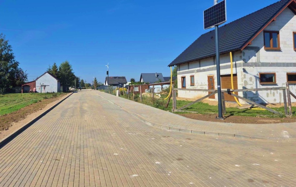 Gmina Miłoradz. Trwa przebudowa osiedla w Kończewicach.