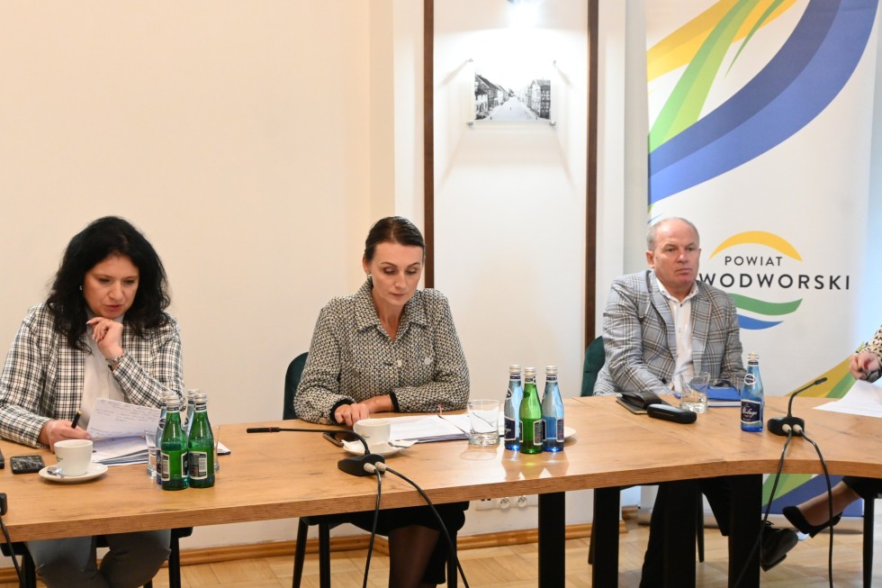 Nowy Dwór Gdański. Spotkanie Wojewody Pomorskiej z samorządowcami.