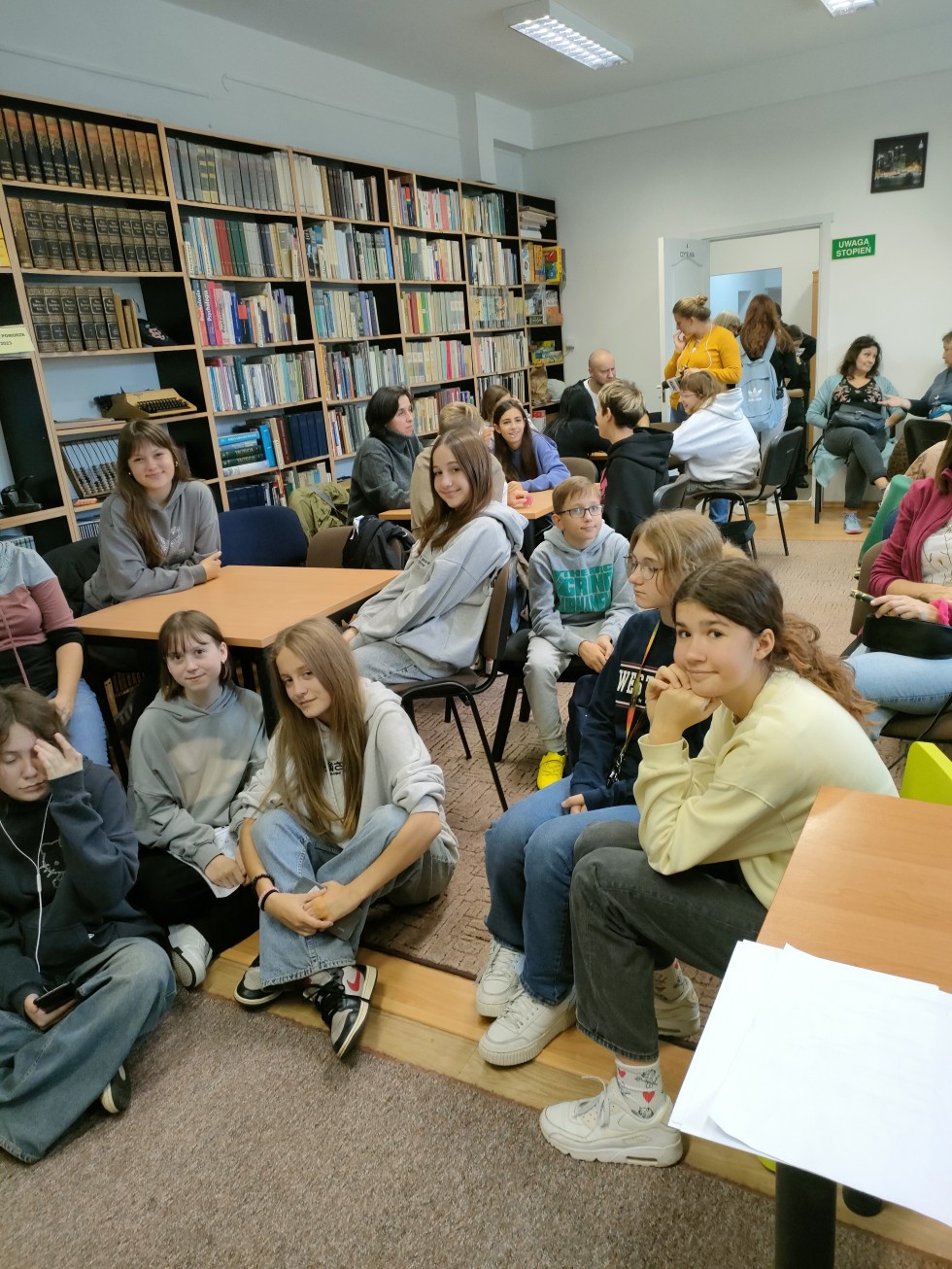 Malbork. Moc bibliotek - za nami gra terenowa w ramach Ogólnopolskiej Nocy Bibliotek.