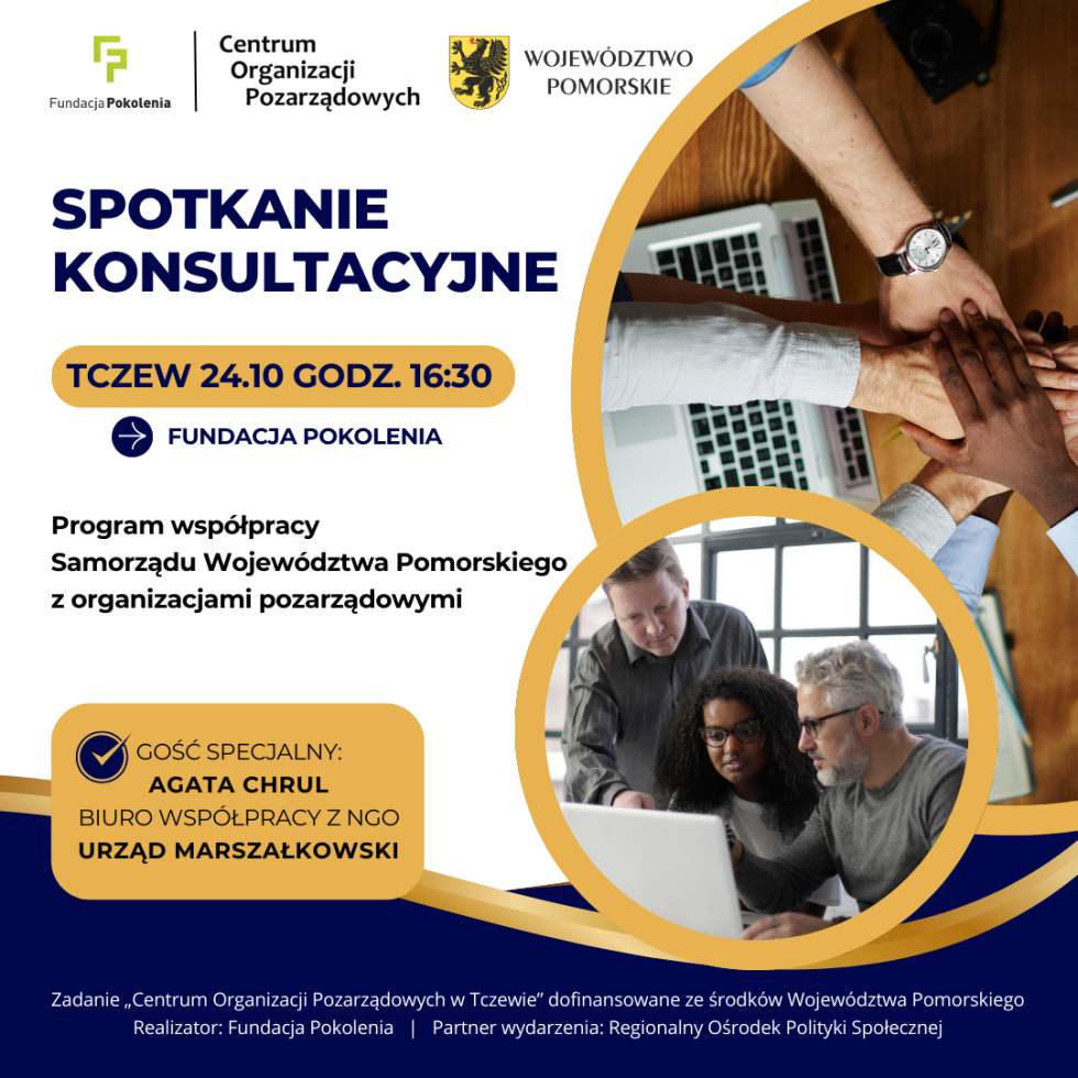 Malbork. Zaproszenie organizacji pozarządowych na spotkanie konsultacyjne.