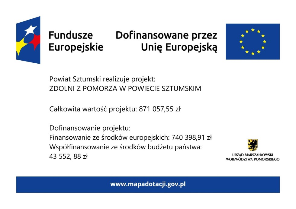 Zdolni z Pomorza w powiecie sztumskim – podpisano umowę na dofinansowanie.