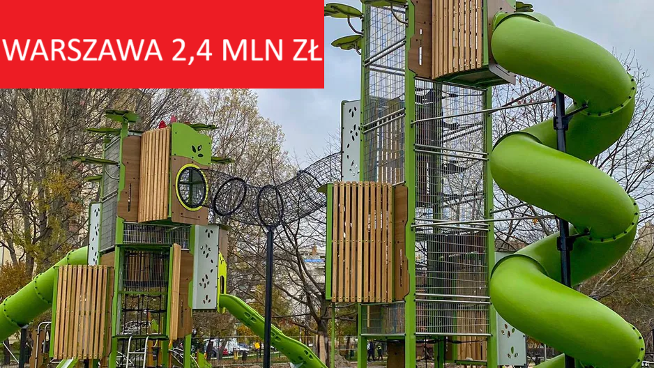 W BUDŻECIE MALBORKA NA 2025 ROK BURMISTRZ ZAPLANOWAŁ DOPOSAŻENIE CENTRALNEGO PLACU ZABAW