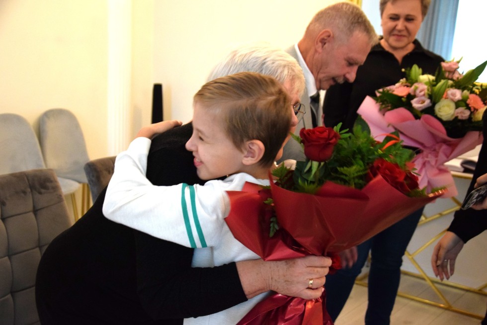 Nowy Dwór Gdański. Złote Gody państwa Krystyny i Stanisława Müller.