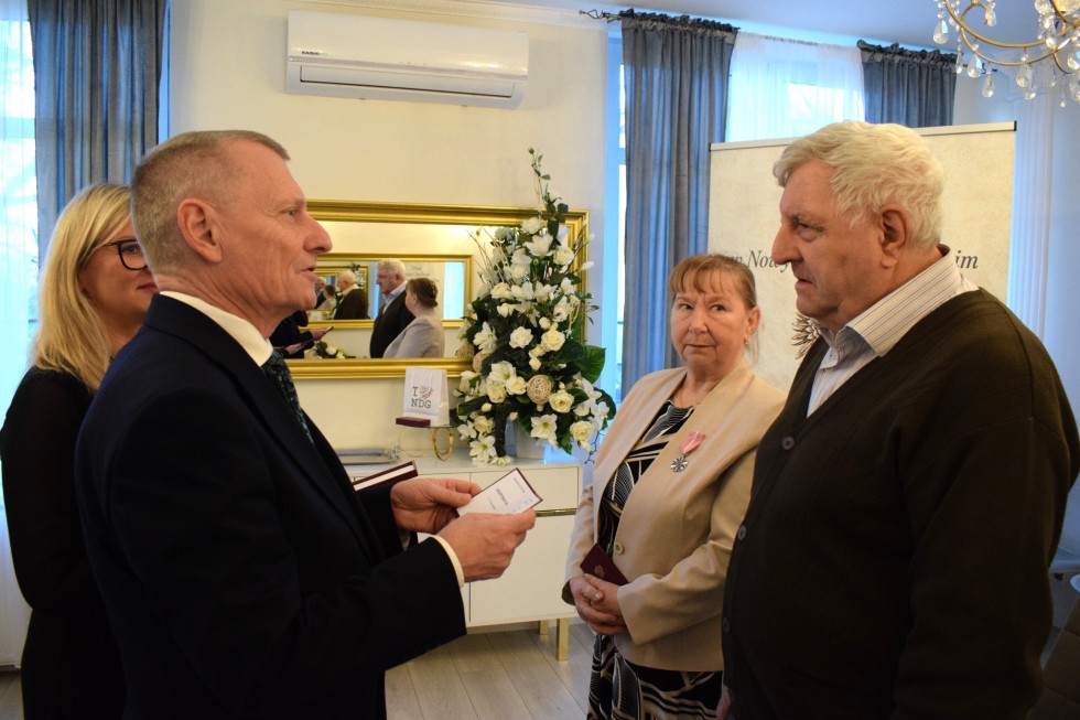 Nowy Dwór Gdański. Jubileusz 50-lecia małżeństwa państwa Danuty i Adama Kubiak.