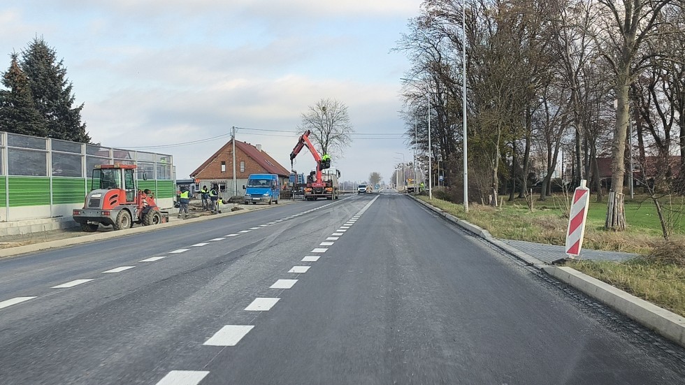 Przebudowa drogi krajowej nr 22 w powiecie malborskim. Tak obecnie wygląda odcinek między Malborkiem a Starym Polem - listopad 2024. Wideo i zdjęcia