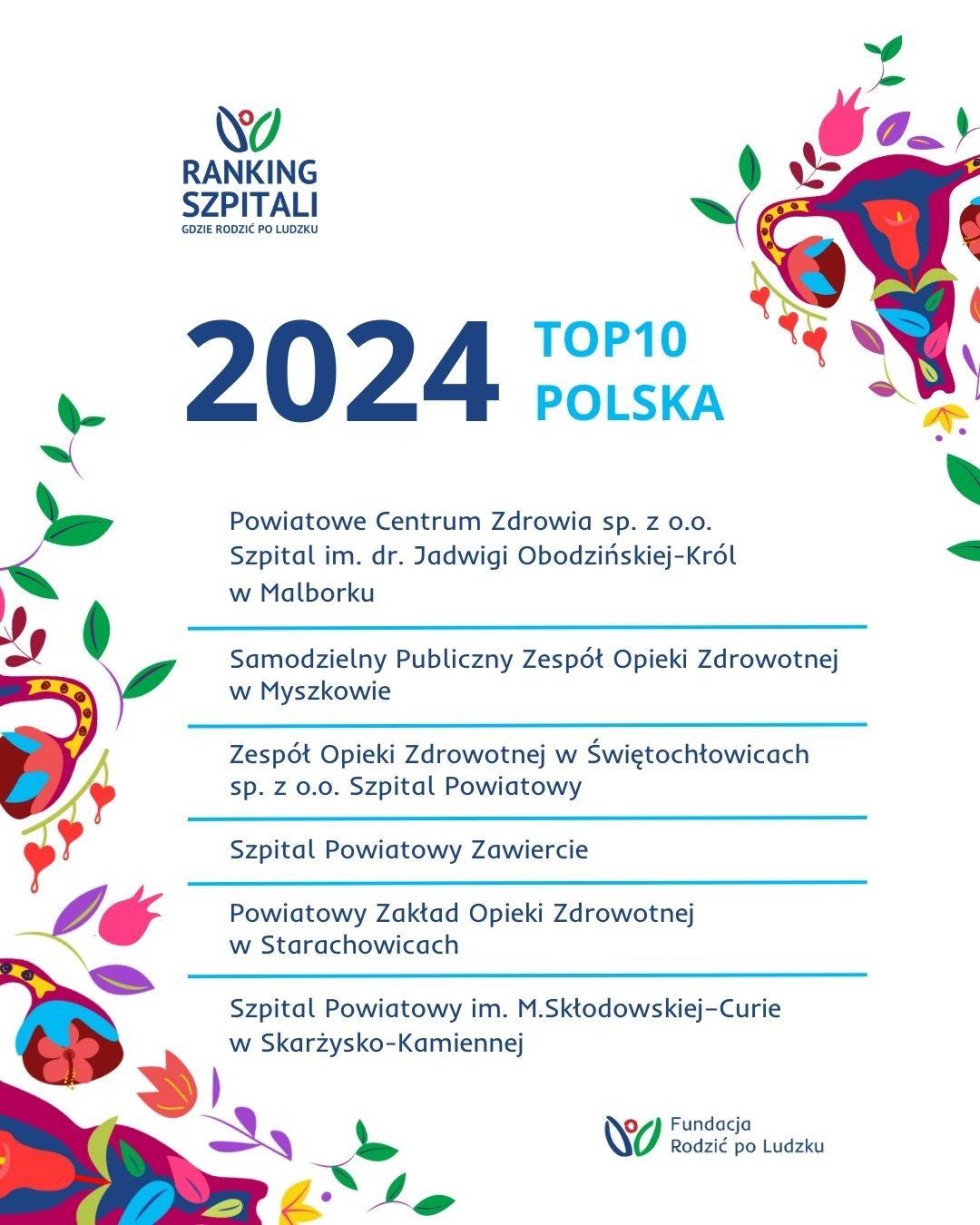 Malborska porodówka najlepsza w województwie i kraju.