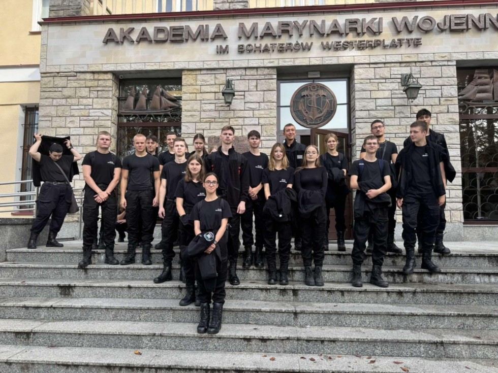 Malbork. Uczniowie ZST wzięli udział w projekcie Akademii Marynarki Wojennej.