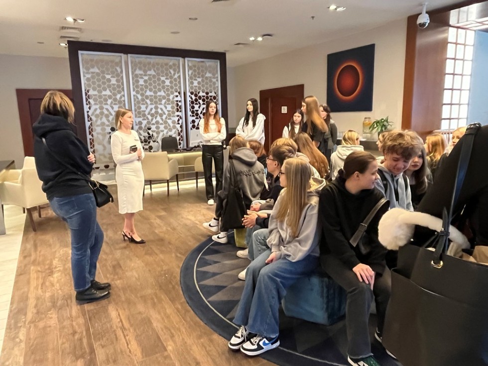 Uczniowie Technikum nr 3 z wizytą w Sheraton Sopot Hotel.