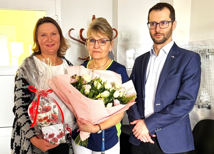 Malbork. Pożegnanie Renaty Sochy – po 40. latach pracy przeszła na zasłużoną emeryturę.