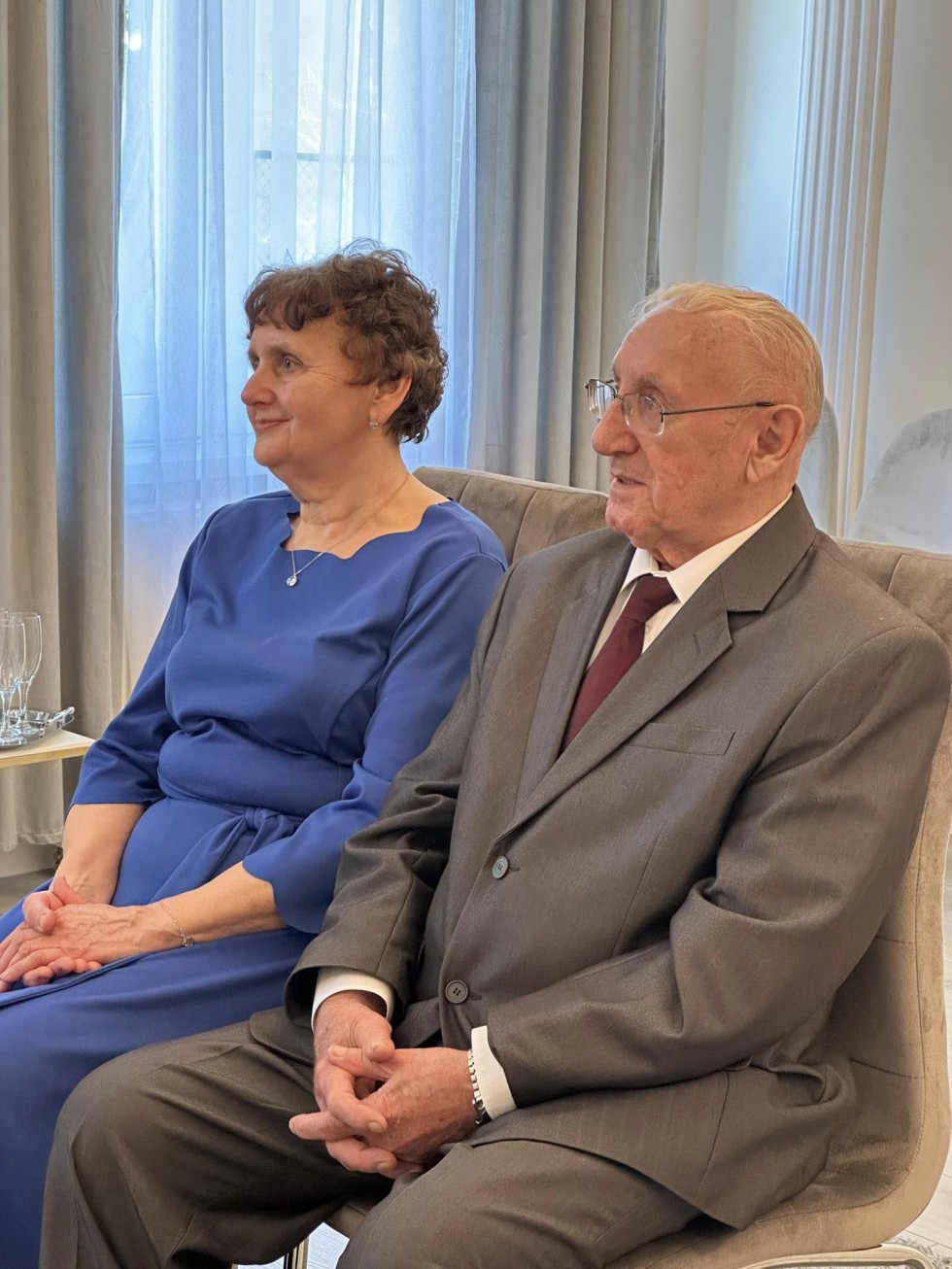 Nowy Dwór Gdański. Złote Gody państwa Eugenii i Eugeniusza Kozłowskich.