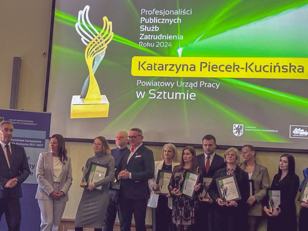 Powiat sztumski. Katarzyna Piecek-Kucińska z tytułem Profesjonalista Publicznych Służb Zatrudnienia Roku 2024.