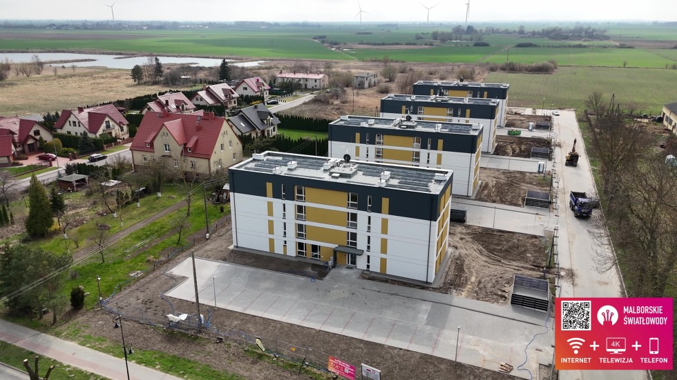 W czwartek Dzień Otwarty na budowie osiedla SIM w Nowym Stawie. Zobacz, jak wygląda budowa z lotu ptaka.