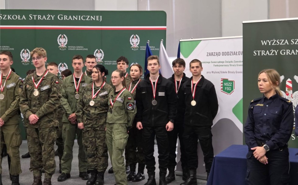 Konkurs Wiedzy o Straży Granicznej w Koszalinie – zacięta rywalizacja uczniów klas mundurowych.