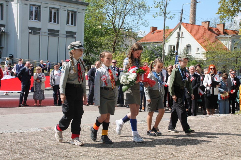 Uroczystości z okazji uchwalenia Konstytucji 3 Maja w Sztumie.