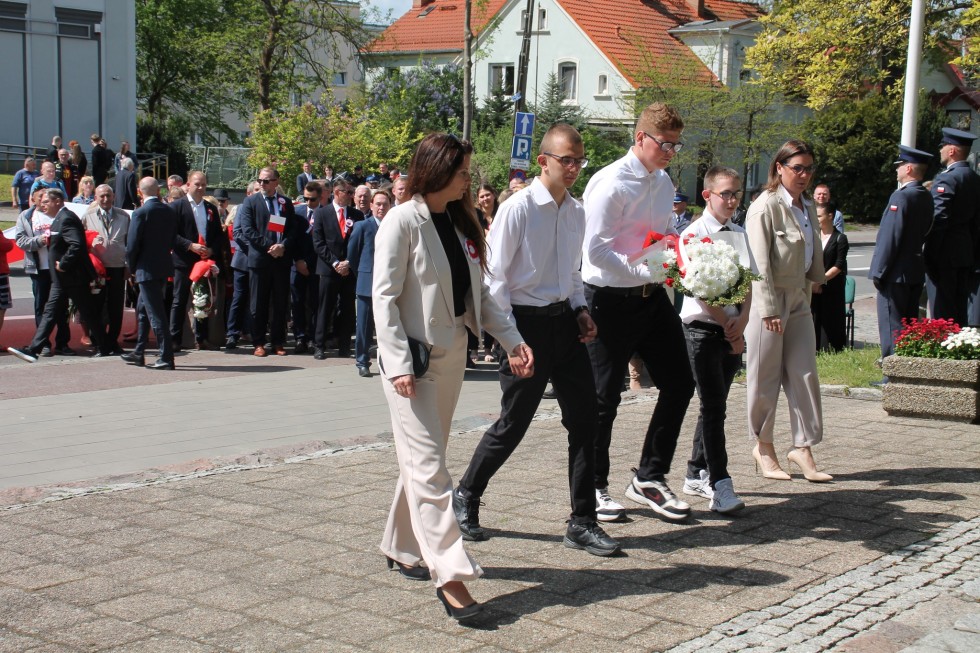 Uroczystości z okazji uchwalenia Konstytucji 3 Maja w Sztumie.
