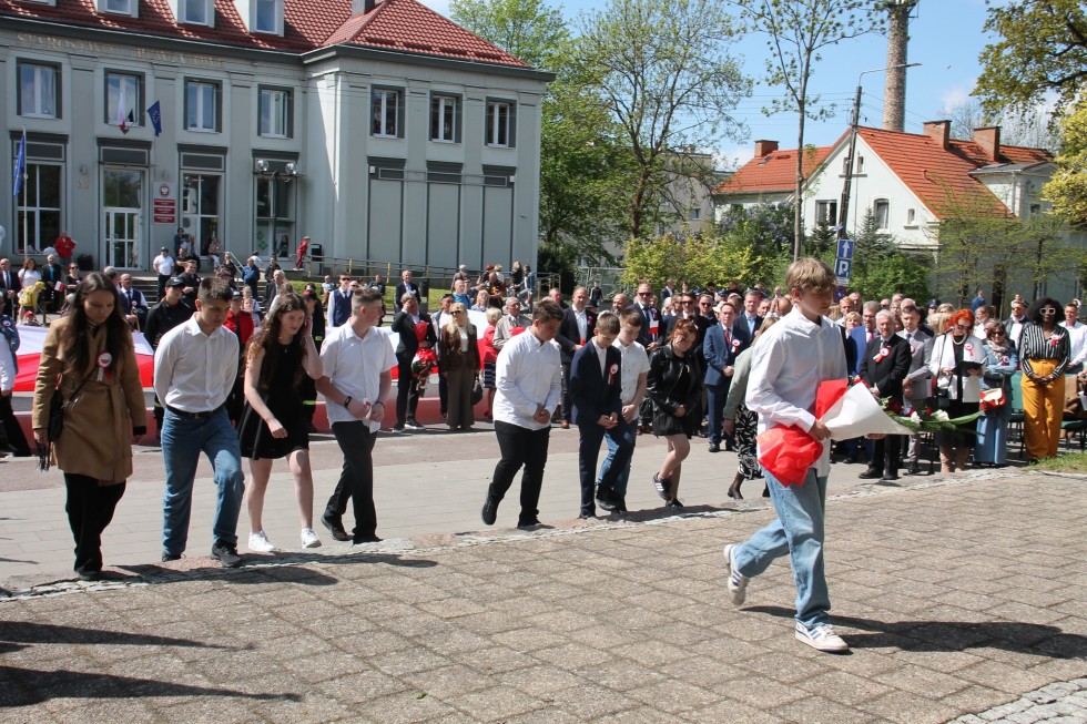 Uroczystości z okazji uchwalenia Konstytucji 3 Maja w Sztumie.