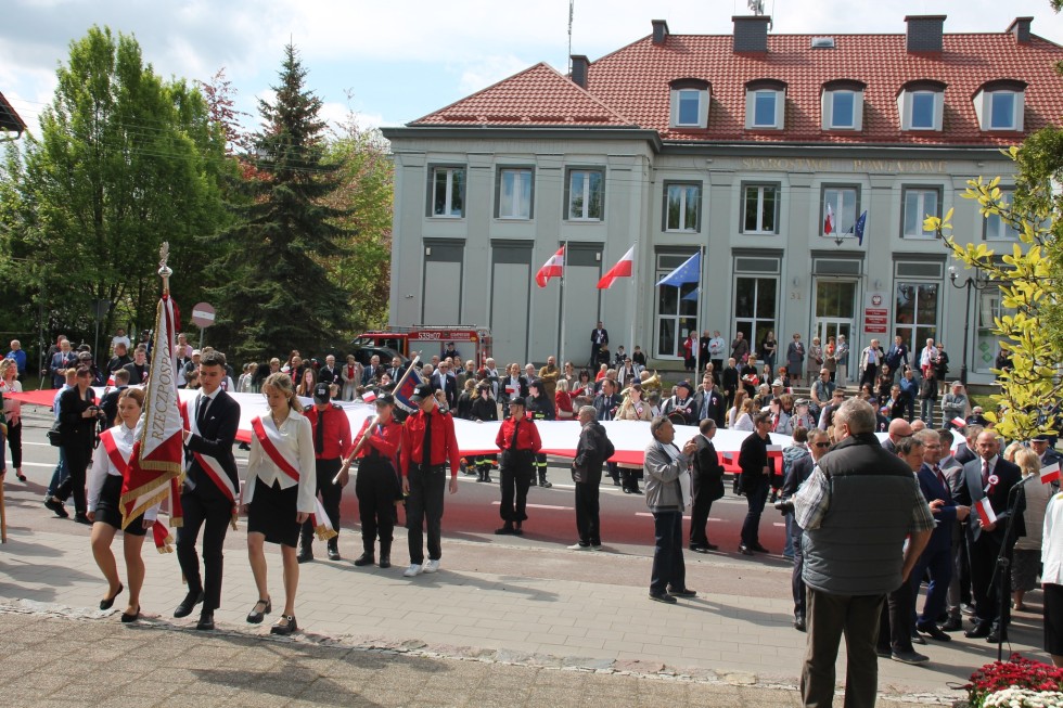 Uroczystości z okazji uchwalenia Konstytucji 3 Maja w Sztumie.
