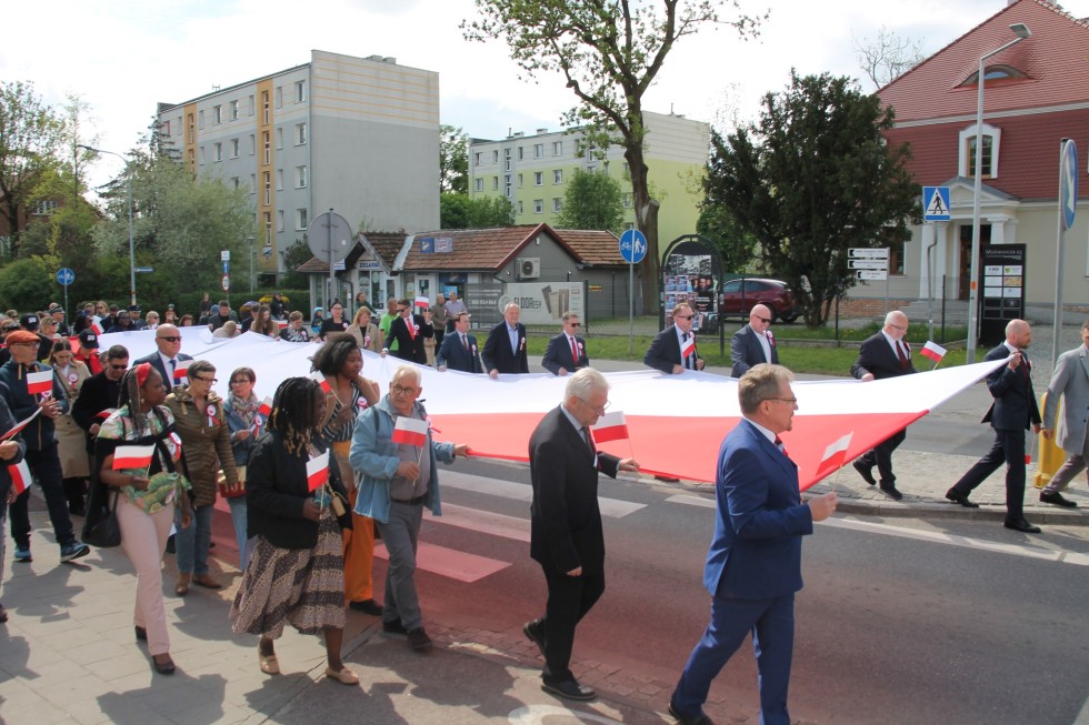 Uroczystości z okazji uchwalenia Konstytucji 3 Maja w Sztumie.