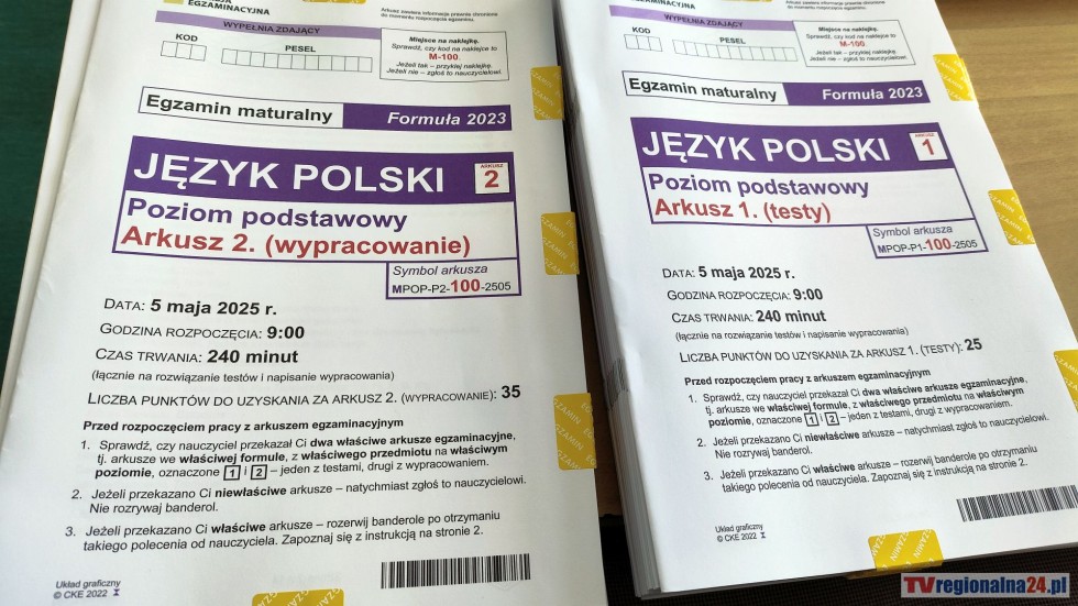 Maturalny maraton rozpoczęty - maturzyści zmierzyli się z językiem polskim. Wideo i zdjęcia
