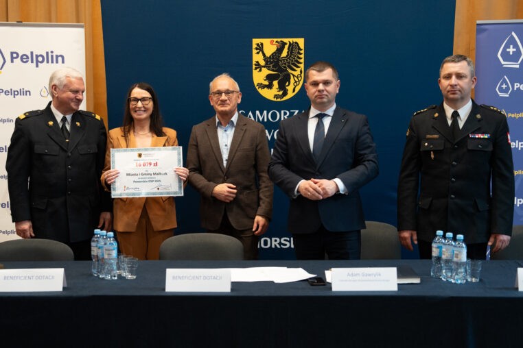 Pomorskie OSP - nowy sprzęt trafił do druhów z Gminy Malbork. Wideo i zdjęcia