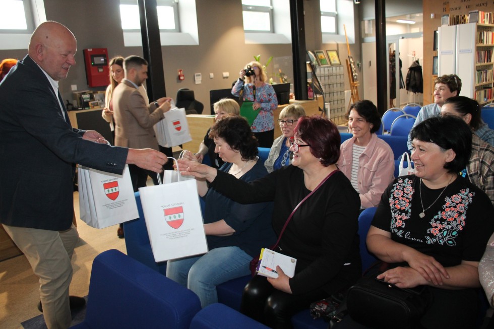 Sztum gości bibliotekarzy z Ukrainy – wspólna praca na rzecz Bibliotek Przyszłości.