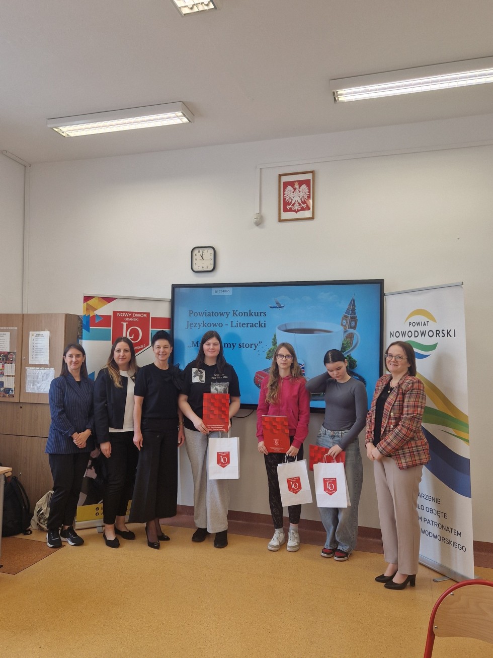 Młodzi mistrzowie słowa – finał Powiatowego Konkursu Językowo-Literackiego w Nowym Dworze Gdańskim.