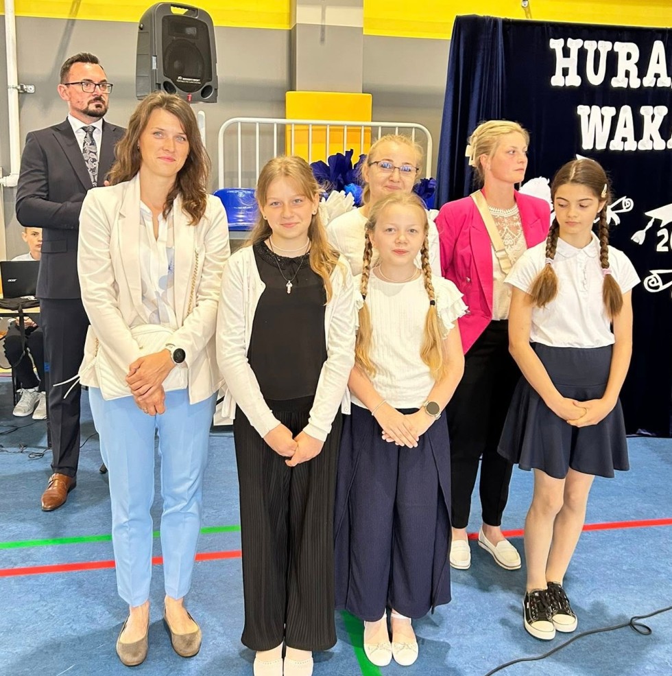 Uroczyste zakończenie roku szkolnego w Miłoradzu i Kończewicach.