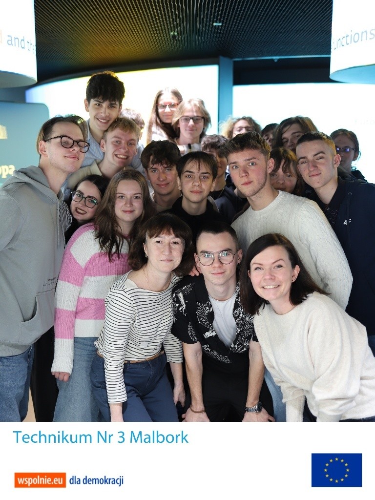 Technikum nr 3 w Malborku w ogólnopolskim projekcie Obywatele i obywatelki UE.