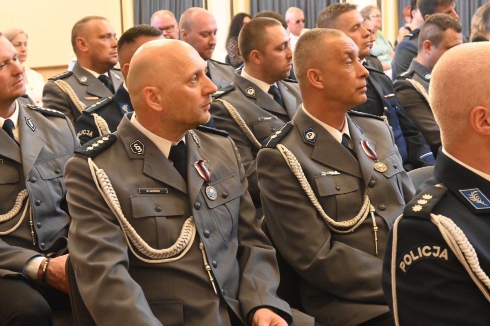 Uroczyste obchody Święta Policji w Nowym Dworze Gdańskim.