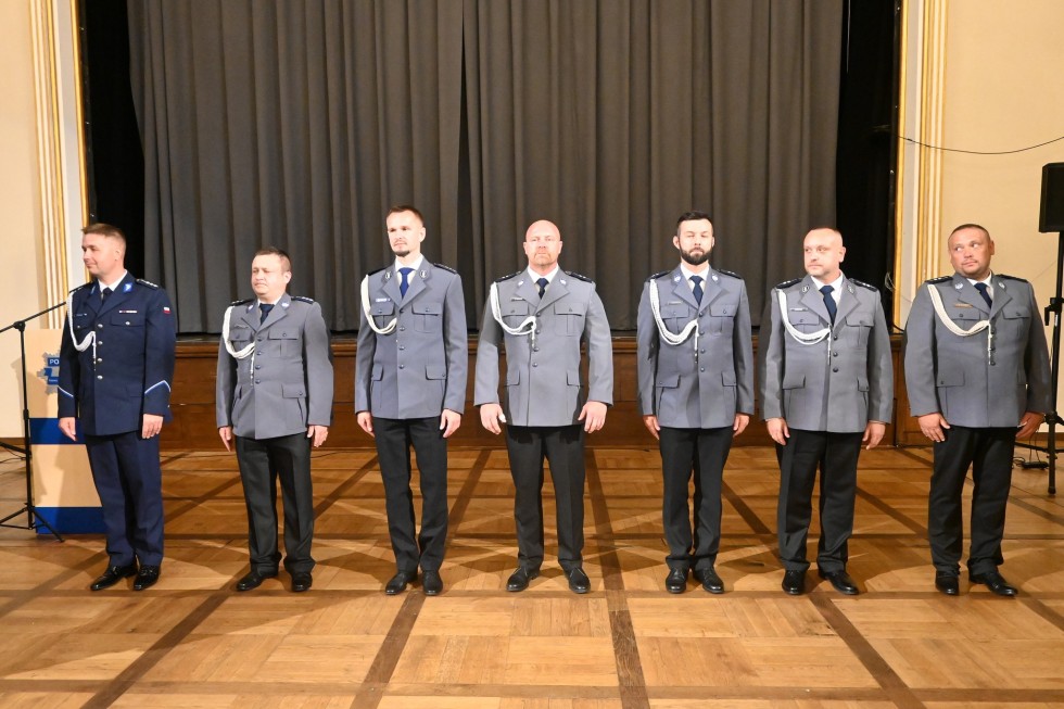 Uroczyste obchody Święta Policji w Nowym Dworze Gdańskim.