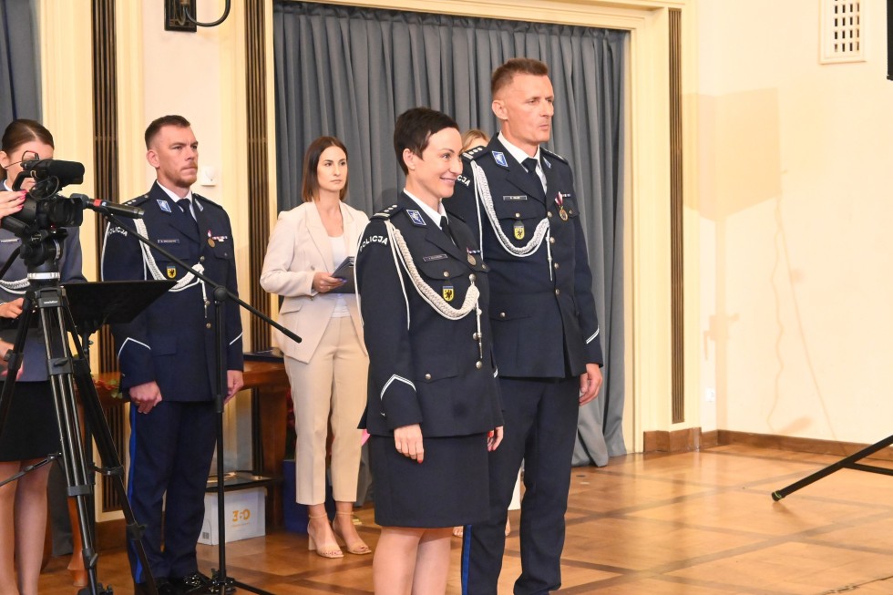 Uroczyste obchody Święta Policji w Nowym Dworze Gdańskim.