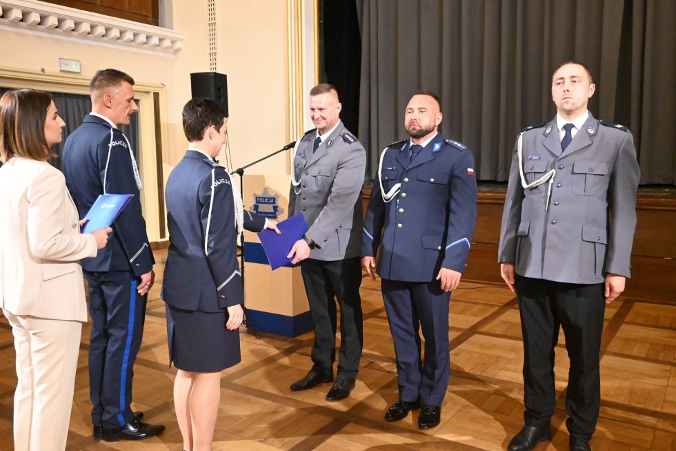 Uroczyste obchody Święta Policji w Nowym Dworze Gdańskim.