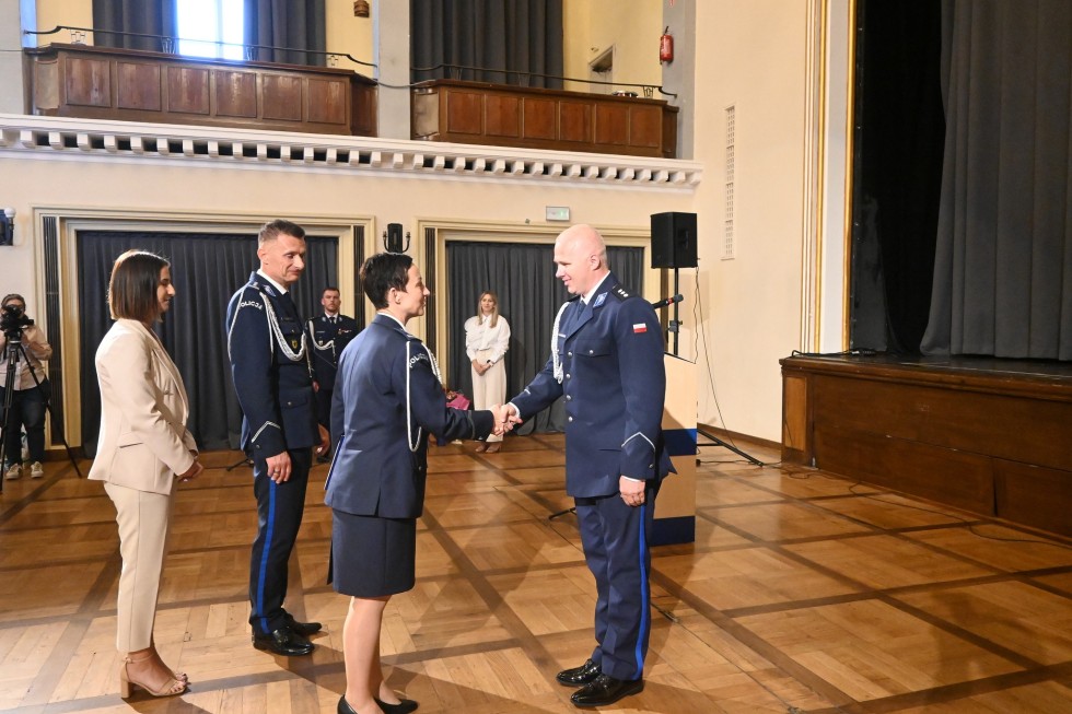 Uroczyste obchody Święta Policji w Nowym Dworze Gdańskim.