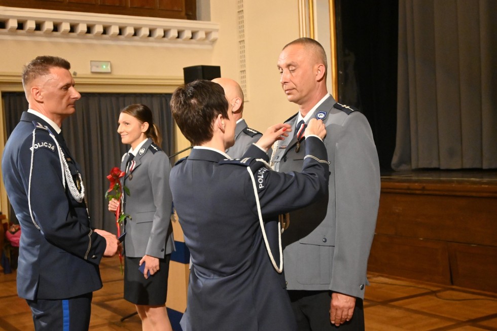 Uroczyste obchody Święta Policji w Nowym Dworze Gdańskim.