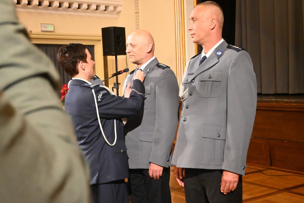 Uroczyste obchody Święta Policji w Nowym Dworze Gdańskim.
