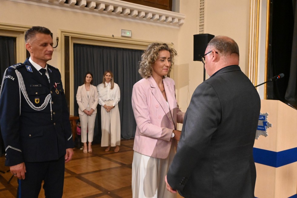 Uroczyste obchody Święta Policji w Nowym Dworze Gdańskim.