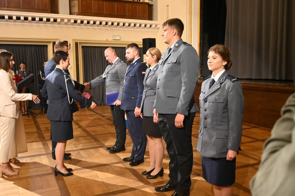 Uroczyste obchody Święta Policji w Nowym Dworze Gdańskim.