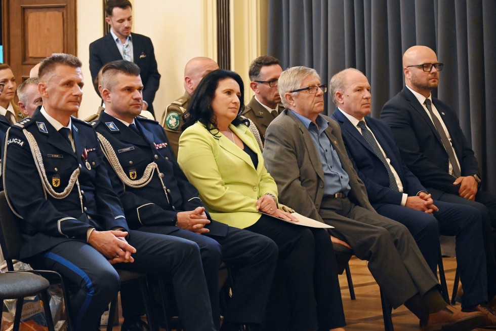 Uroczyste obchody Święta Policji w Nowym Dworze Gdańskim.