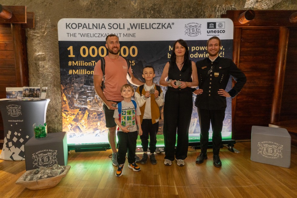 Milionowy Turysta 2025 w Kopalni Soli Wieliczka pochodzi z Malborka.