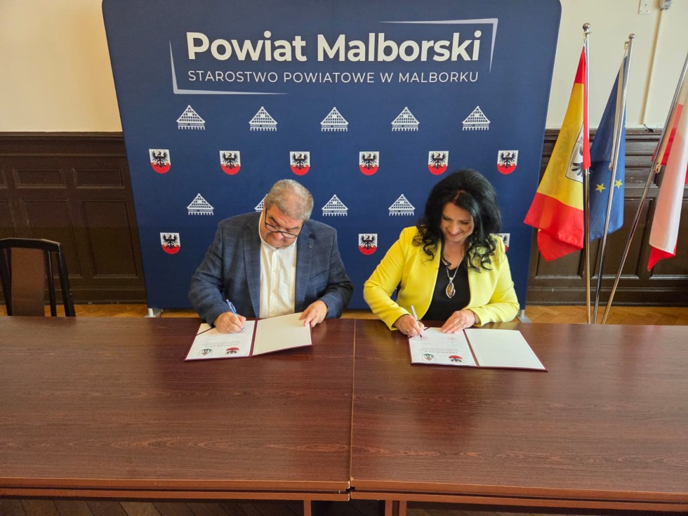 Starostowie nowodworski i malborski podpisali porozumienie w sprawie bezpieczeństwa.