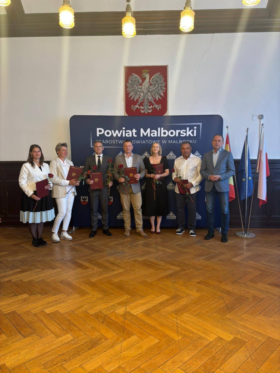 Uroczyste wręczenie aktów mianowania dla nauczycieli powiatu malborskiego.